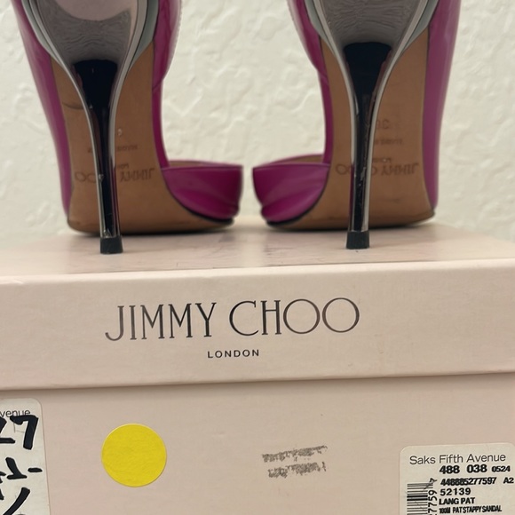 Jimmy Choo London Leather Aegean 38.5 - Picture 5 of 8